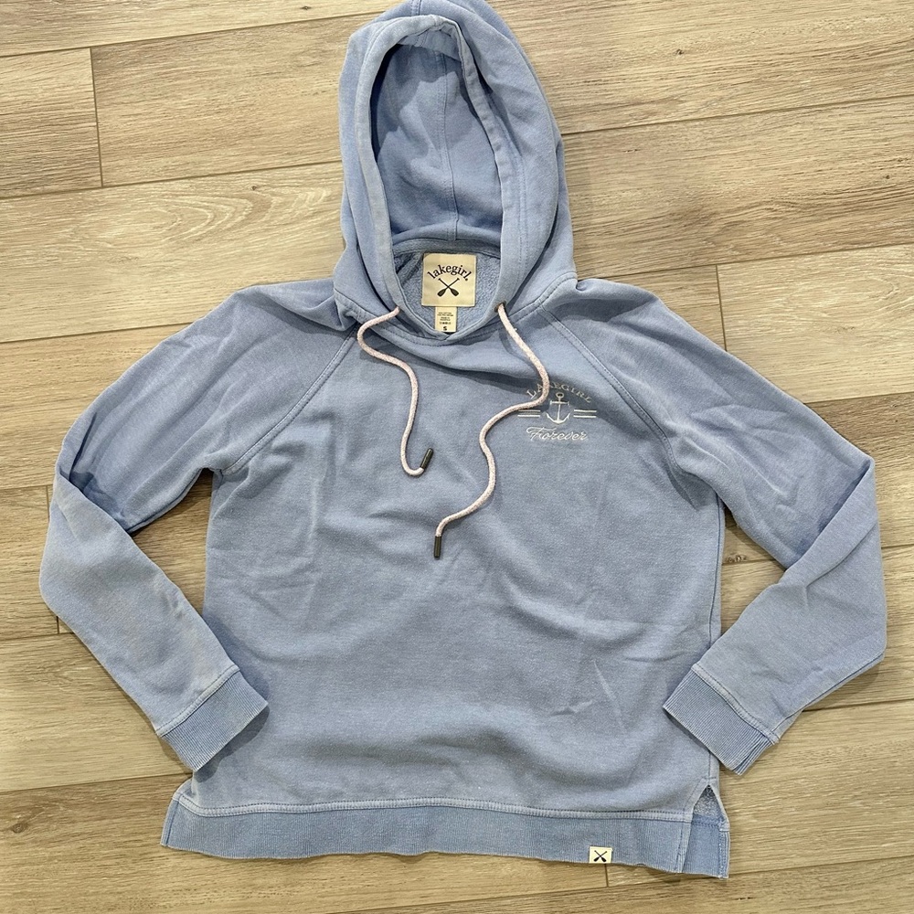 Lakegirl Light Blue Hoodie Sweatshirt